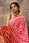 Sunset Symphony Saree