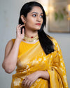 Golden Radiance – A Saree of Timeless Grace