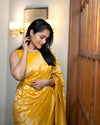 Golden Radiance – A Saree of Timeless Grace