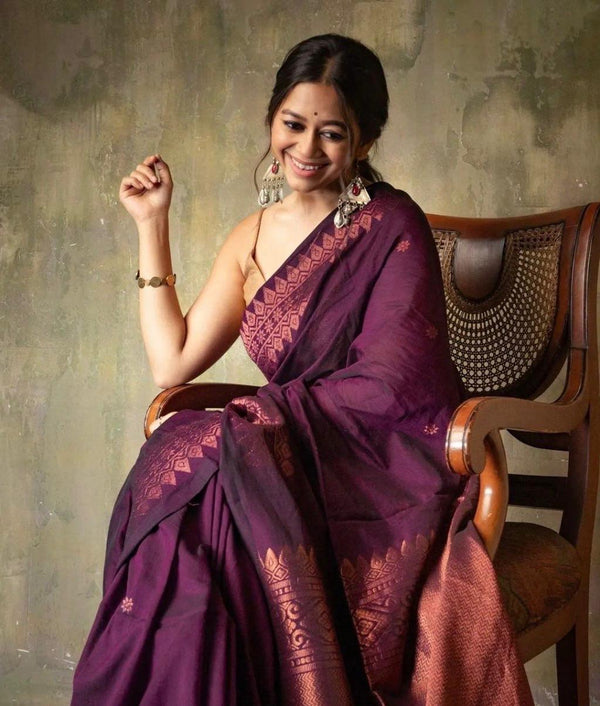 Raven Beauty Kanjivaram Saree