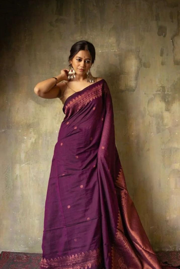 Raven Beauty Kanjivaram Saree