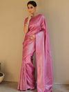 Rosy Radiance Silk Drape