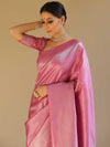 Rosy Radiance Silk Drape