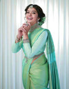 Mystic Mint Elegance Saree