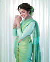 Mystic Mint Elegance Saree