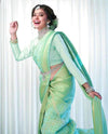 Mystic Mint Elegance Saree