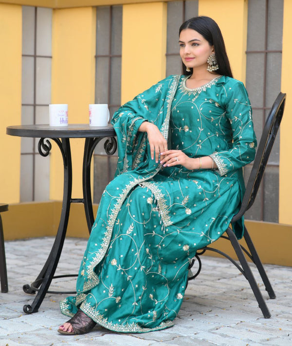 Teal Treasure Ethnic Wear