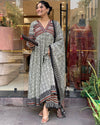 Stylish Kurta Ensemble with Printed Dupatta